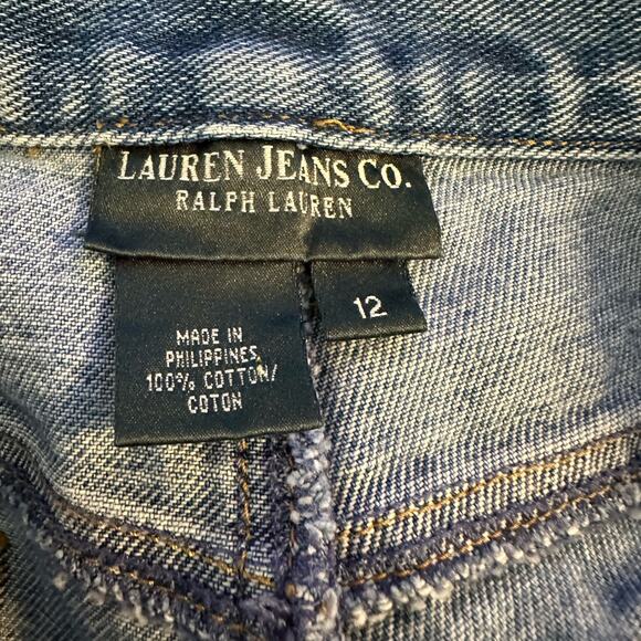 Women's Vintage Y2K Ralph Lauren Jeans Co Medium Wash Hi Rise Mom Jeans Sz 12 - Picture 5 of 6